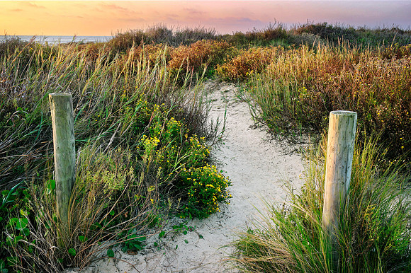 Stewart Beach Entrance-Galveston TX
