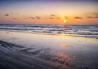 Stewart Beach Sunrise- Galveston TX